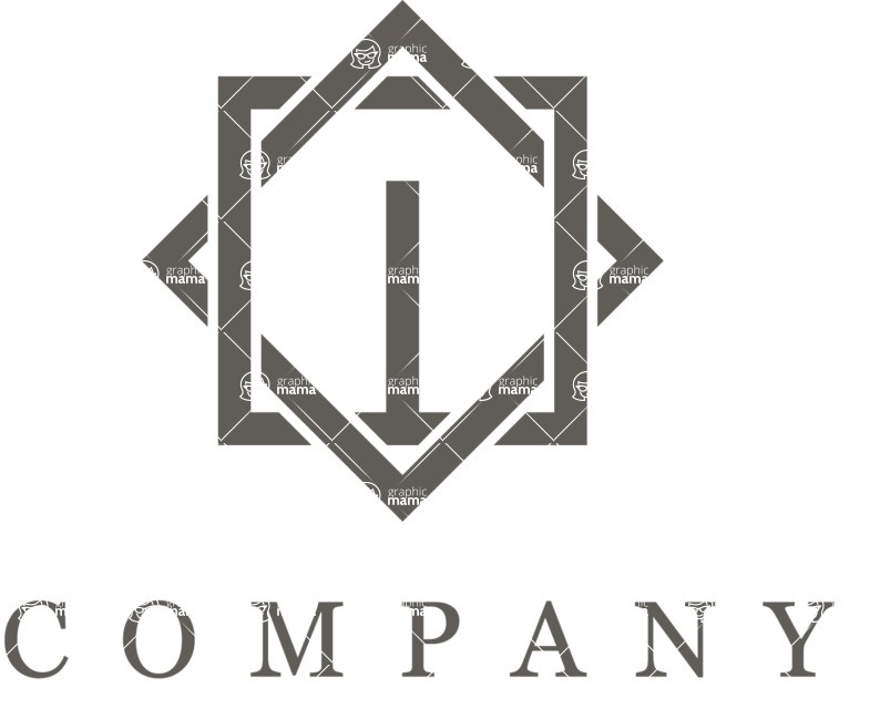 Business Logo Templates - vector graphics in a pack from GraphicMama - Simple Geometric Business Logo Template